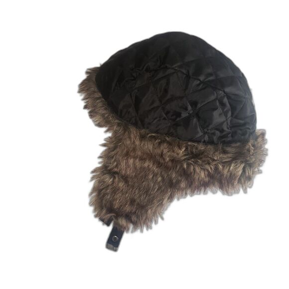 SWISS TECH Aztec Print Faux Fur Wool Blend Unisex Trapper Hat One Size main image 5